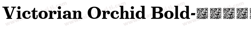 Victorian Orchid Bold字体转换